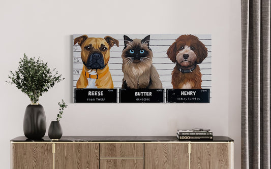 Custom Pet Mugshot